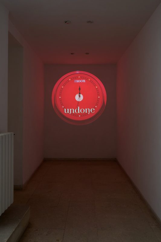 Timelaps, 2025, RAQS Media Collective, Blood Moon, 2025, video projection 6'35''