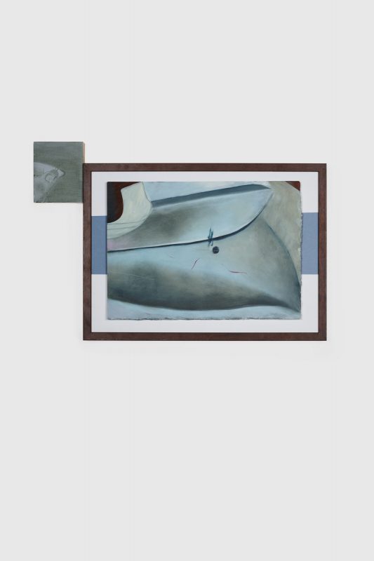 Nina Ćeranić, Asola, 2026, oil on wooden board, 9x11 cm _ Fiancata, 2025, oil on paper, 25x35 cm